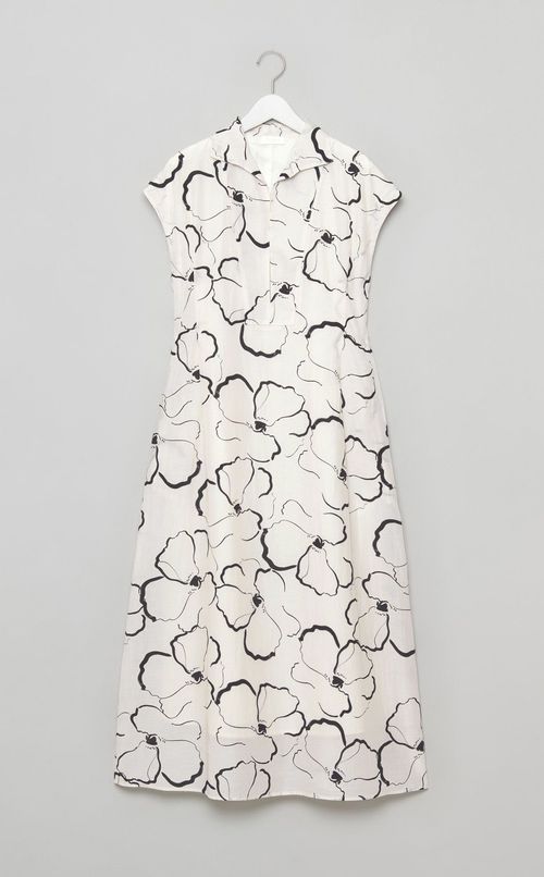 フラワープリントワンピース