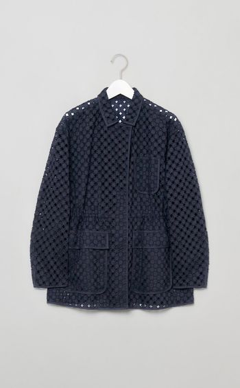 コットンフラワー刺繍ジャケット