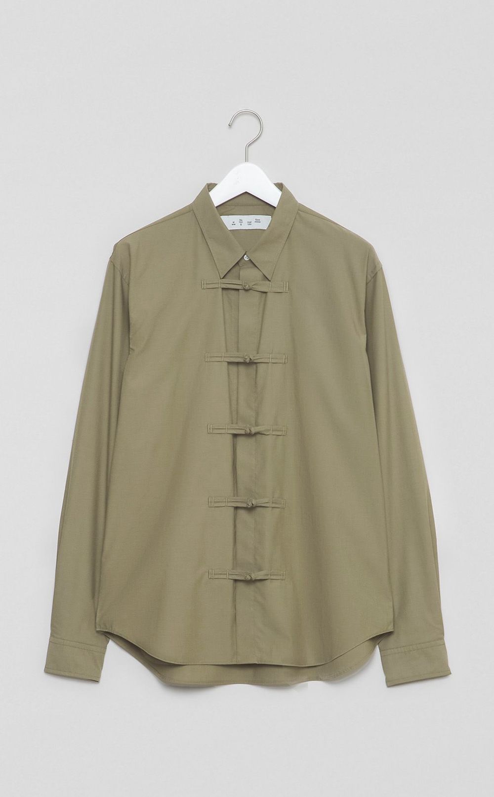 フロッグボタンシャツ