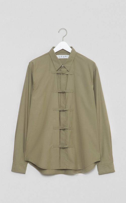 フロッグボタンシャツ
