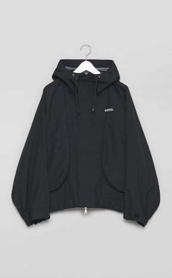 ラウンドポケットフードブルゾン