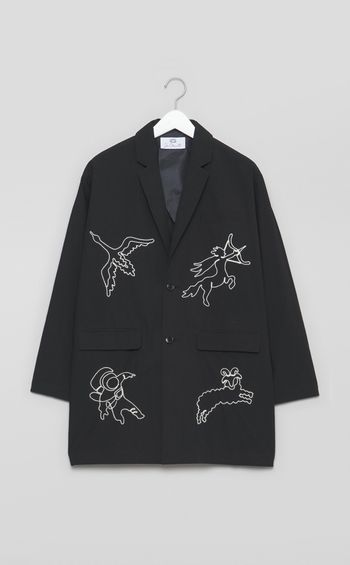 ハンドエンブロイダリージャケット