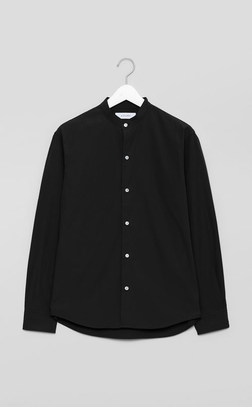 バンドカラーシャツ