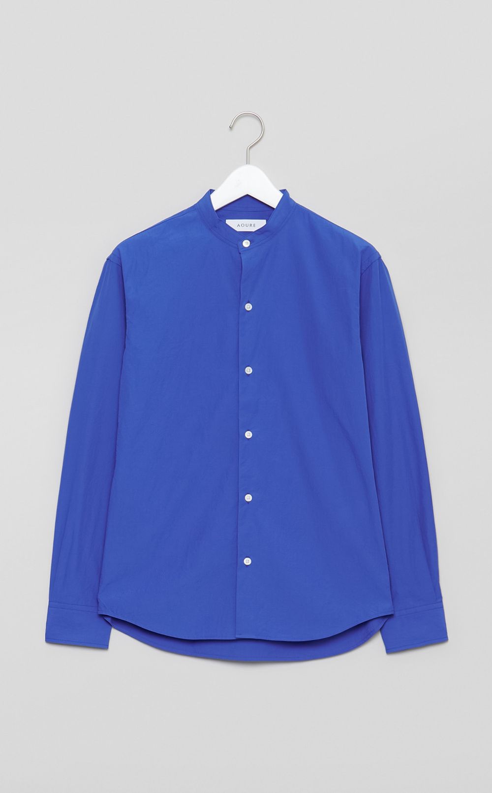 バンドカラーシャツ