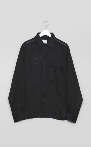 メッシュロングスリーブシャツ