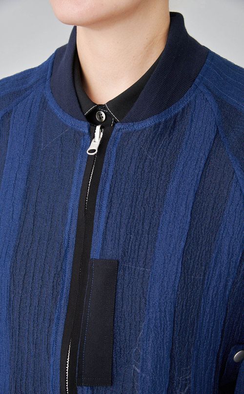 シアーリバーシブルブルゾン