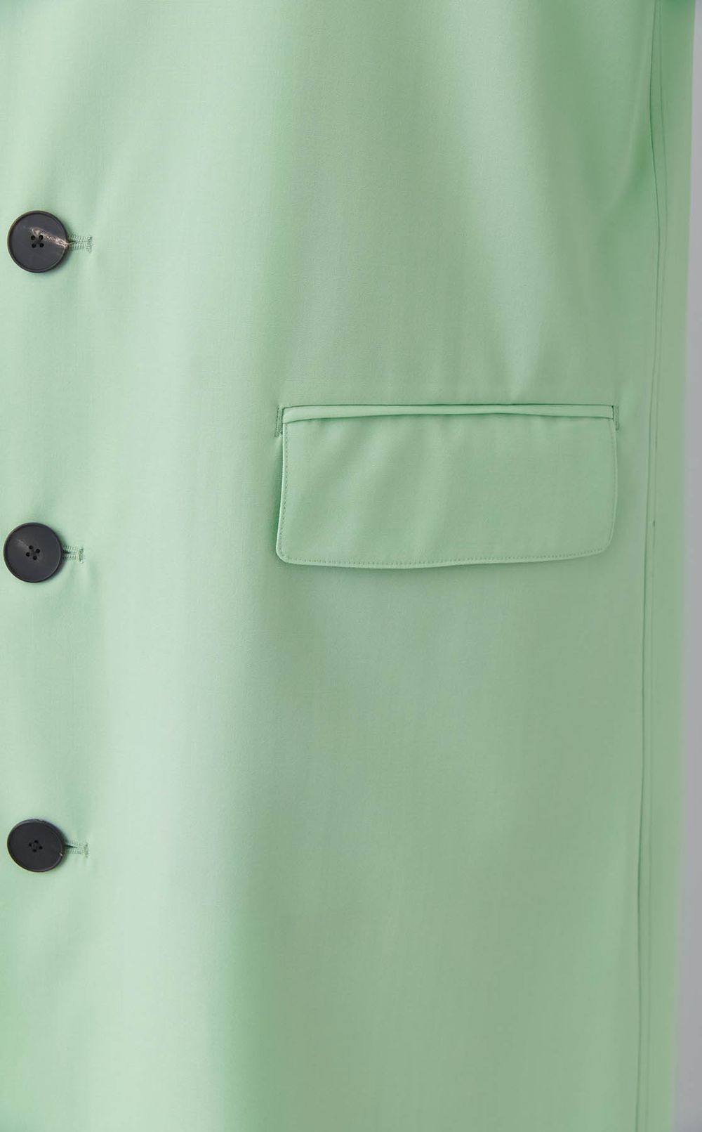 オープンカラーロングコート