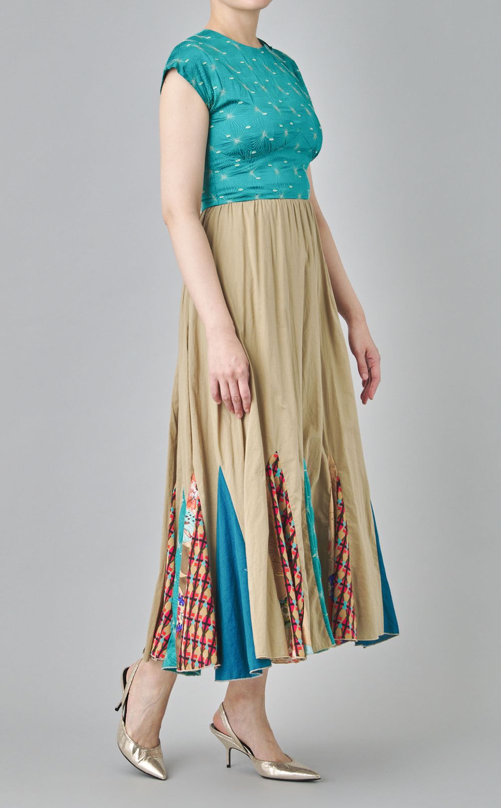 【roop】エスニックマーメイドワンピース