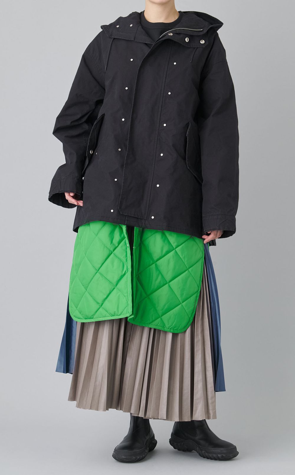 【roop】ライナーインアウトモッズコート