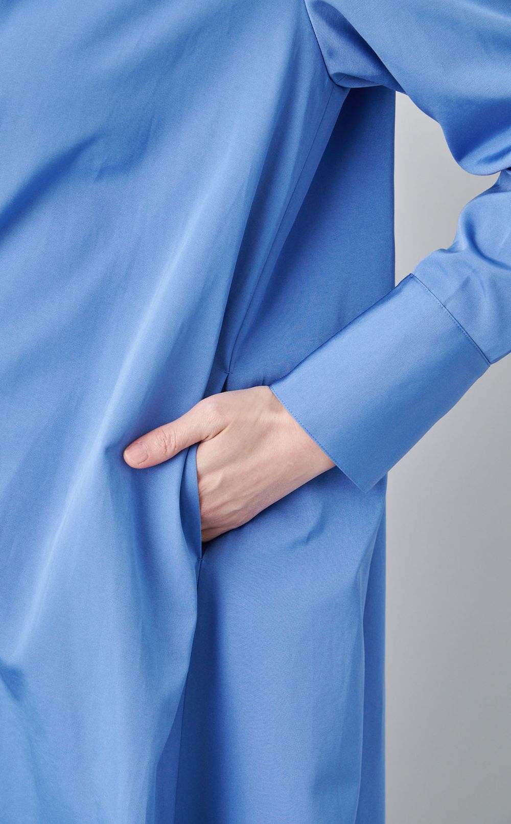 ギャザースキッパーシャツワンピース