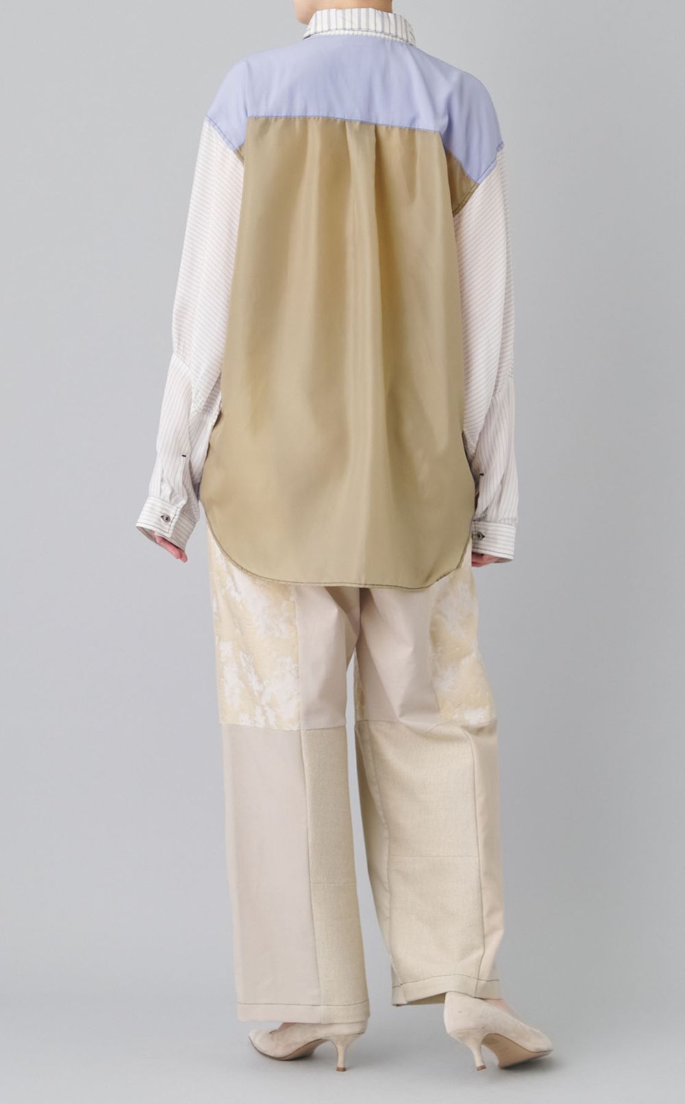 【roop】ブロックワイドパンツ