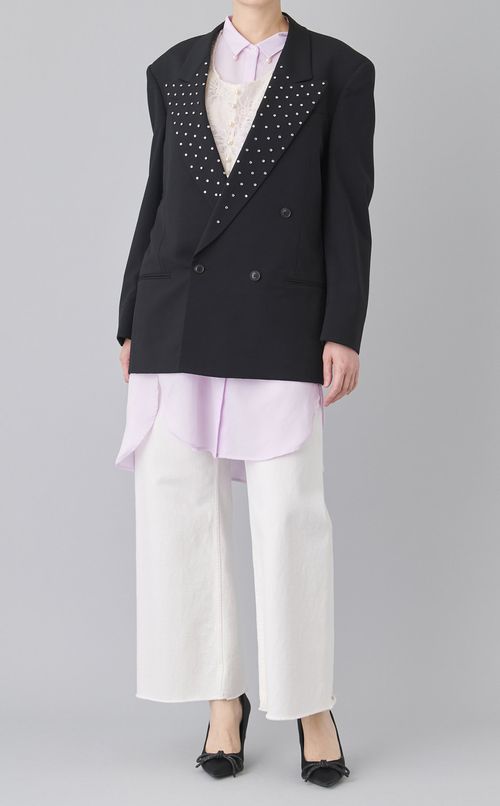 【roop】パールレイヤードシャツ