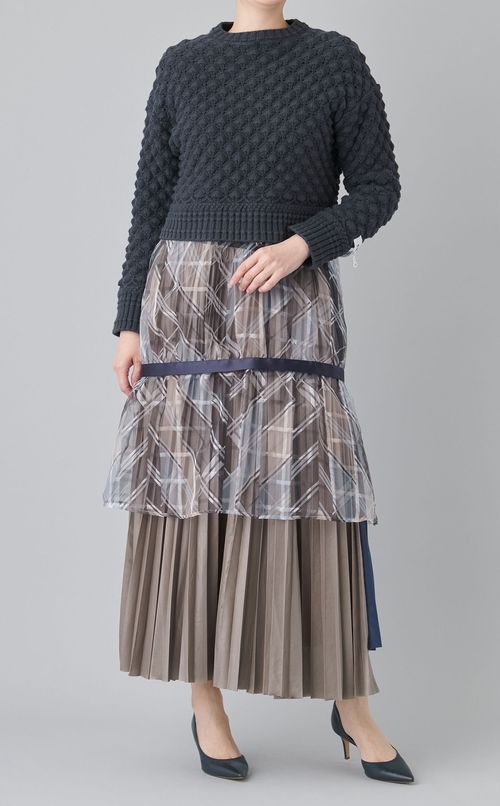 【roop】コンシールニットワンピース