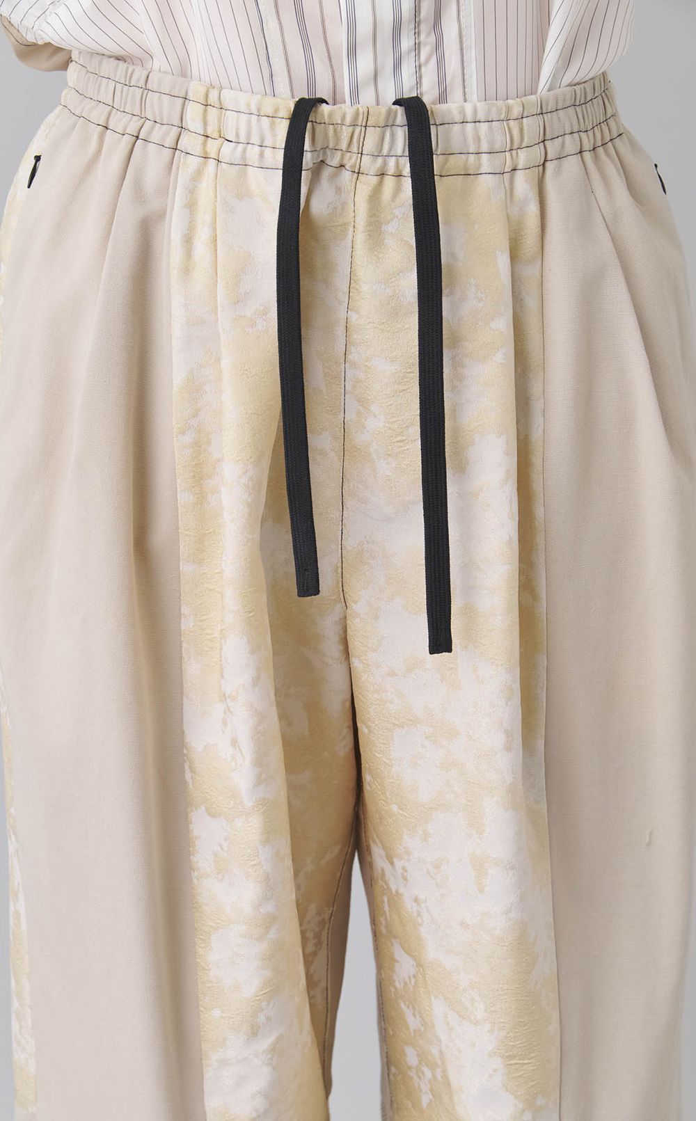 【roop】ブロックワイドパンツ