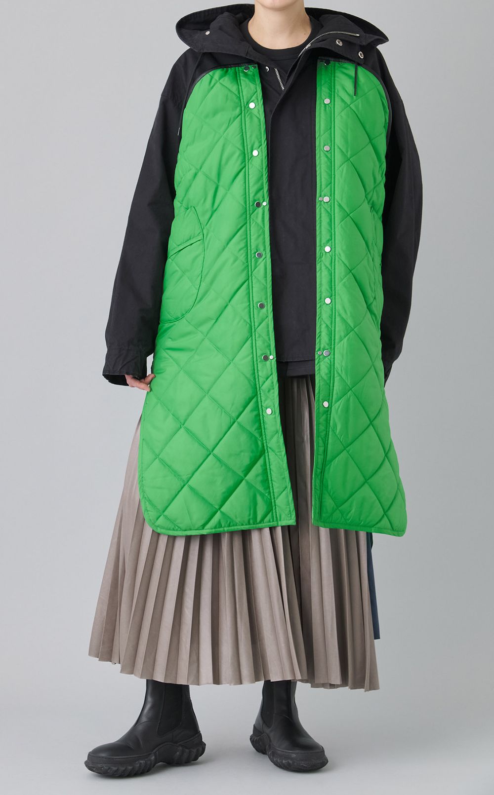 【roop】ライナーインアウトモッズコート