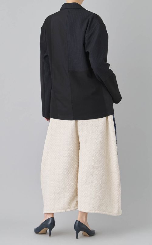 【roop】デニムレース袴パンツ