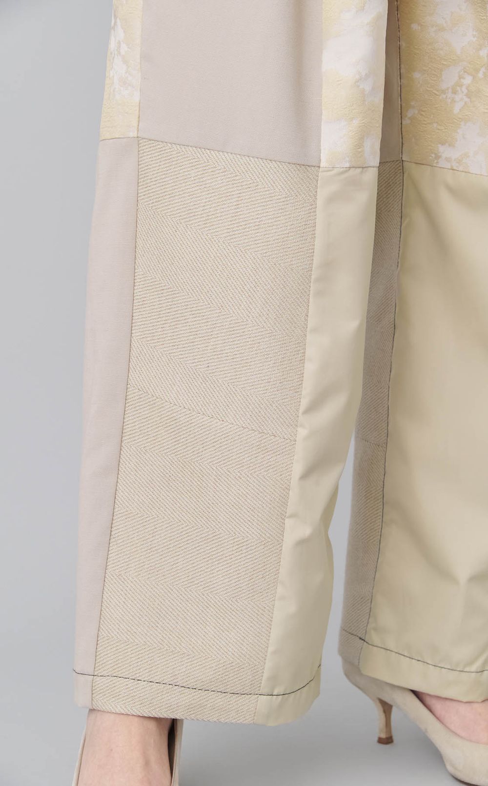 【roop】ブロックワイドパンツ