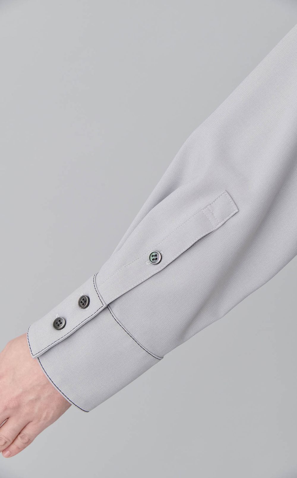 フラワー刺繍シャツワンピース