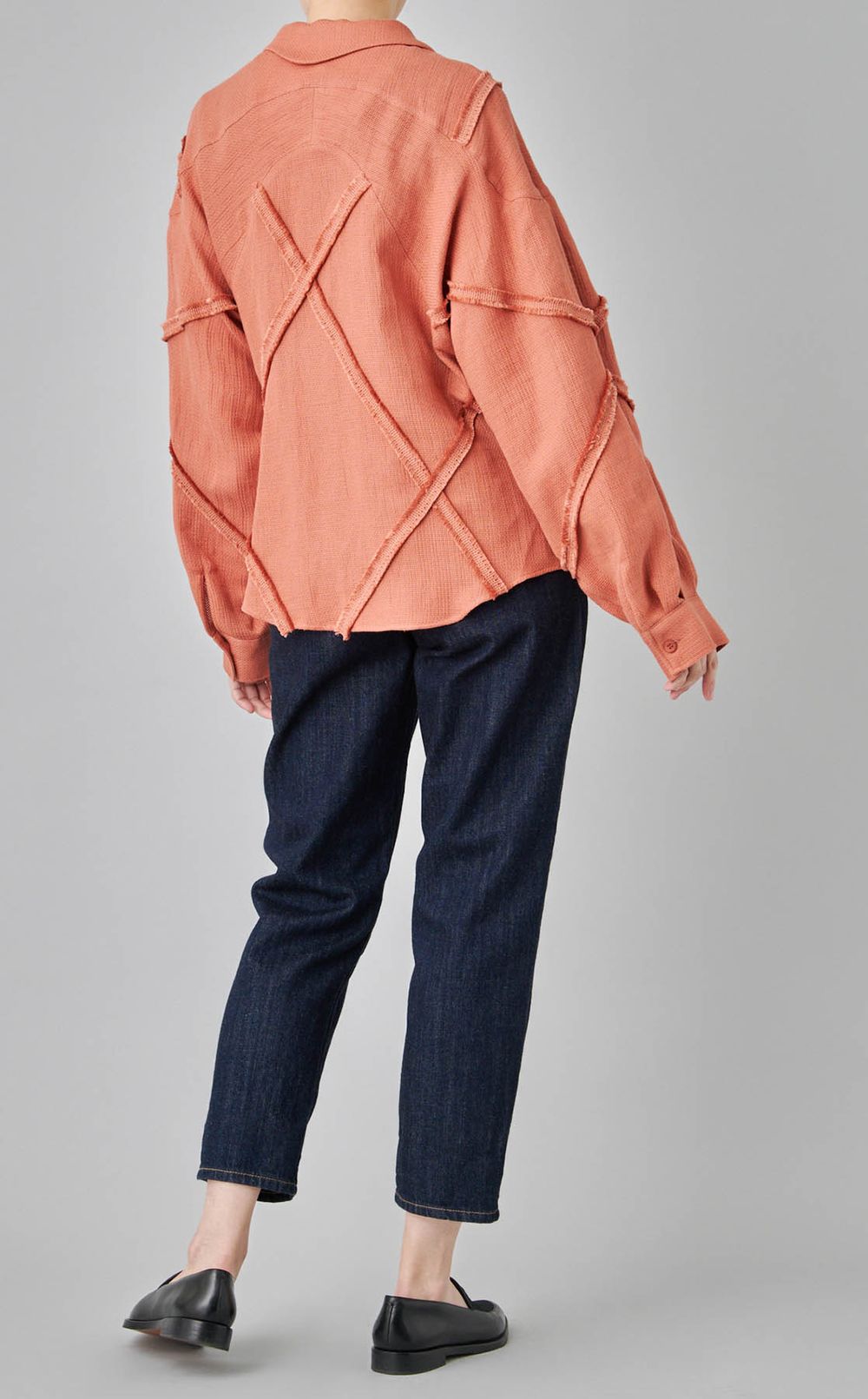 パナマフリンジシャツ