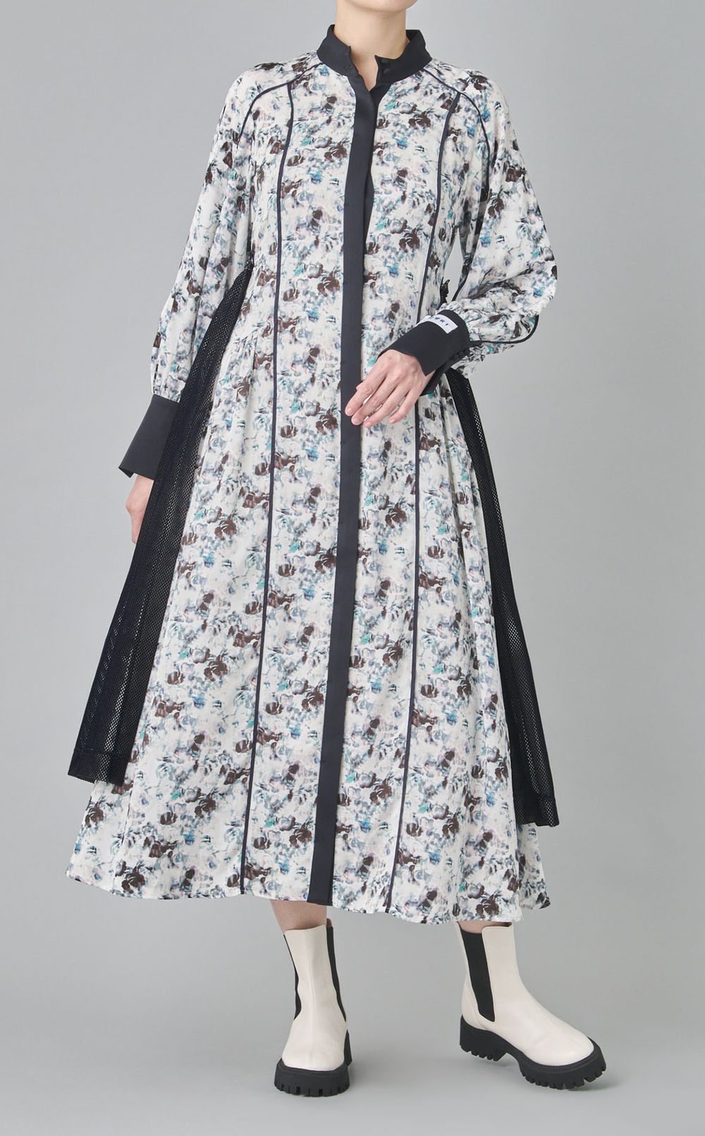 【roop】スカートドッキングワンピース