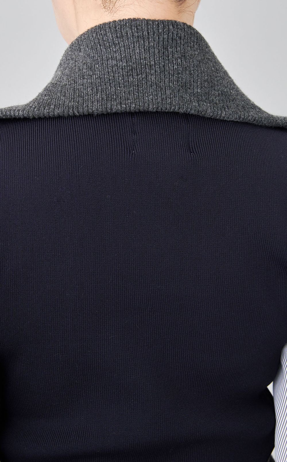 【roop】ハーフジップポンチョワンピース