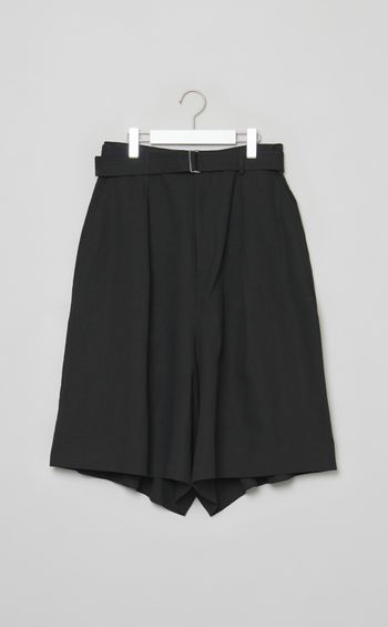 サルエルリネンショートパンツ