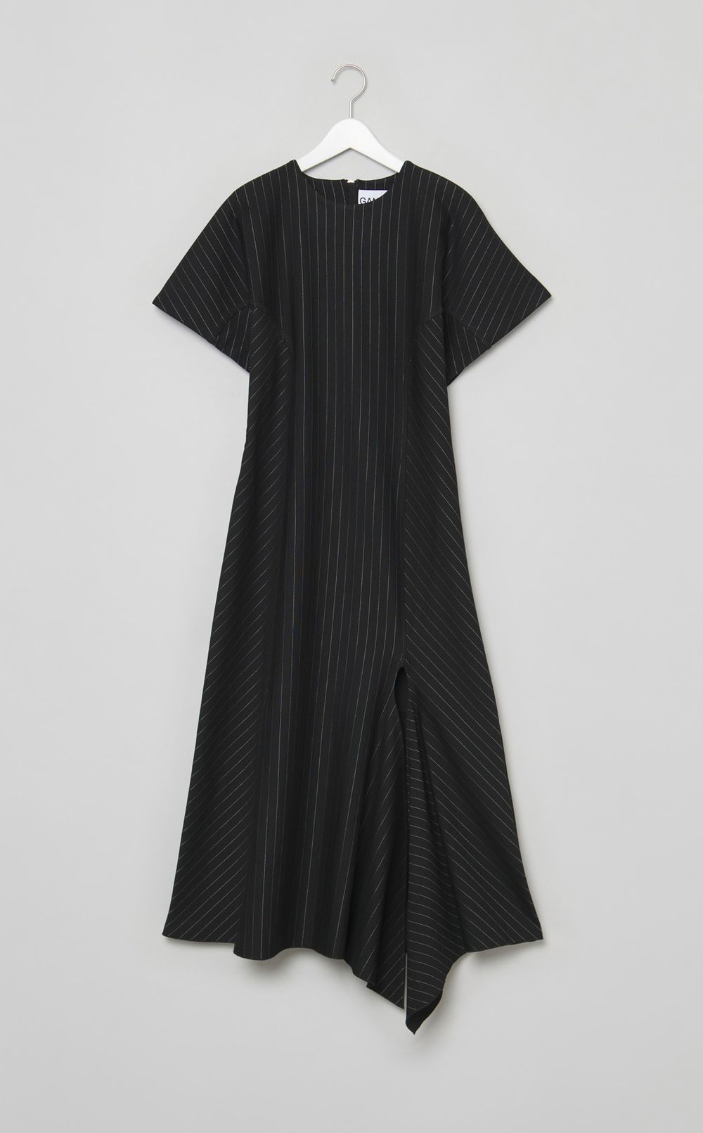 ストライプジャージーワンピース