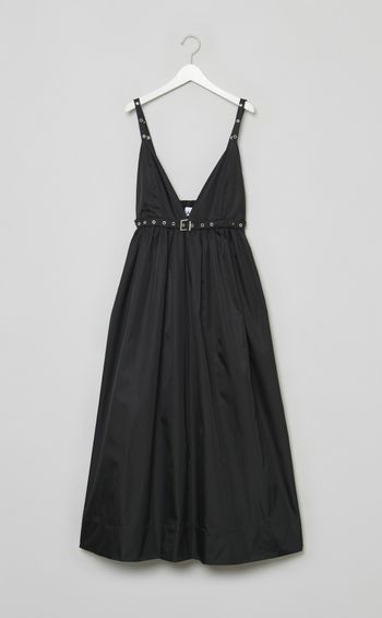 ハトメストラップキャミソールドレス