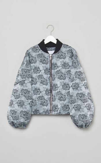 フラワージャガードボンバージャケット