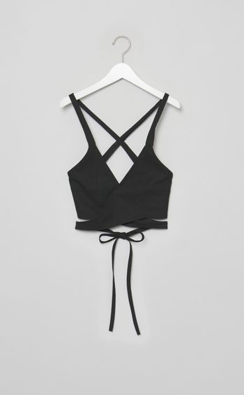 ダブルエンドリネンキャミソールトップ