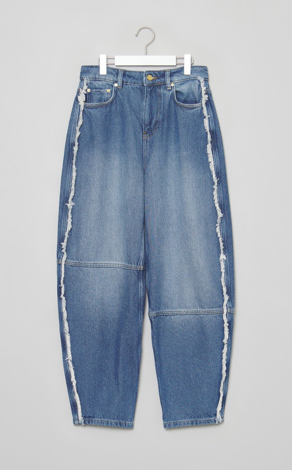 サイドフリンジデニムパンツ