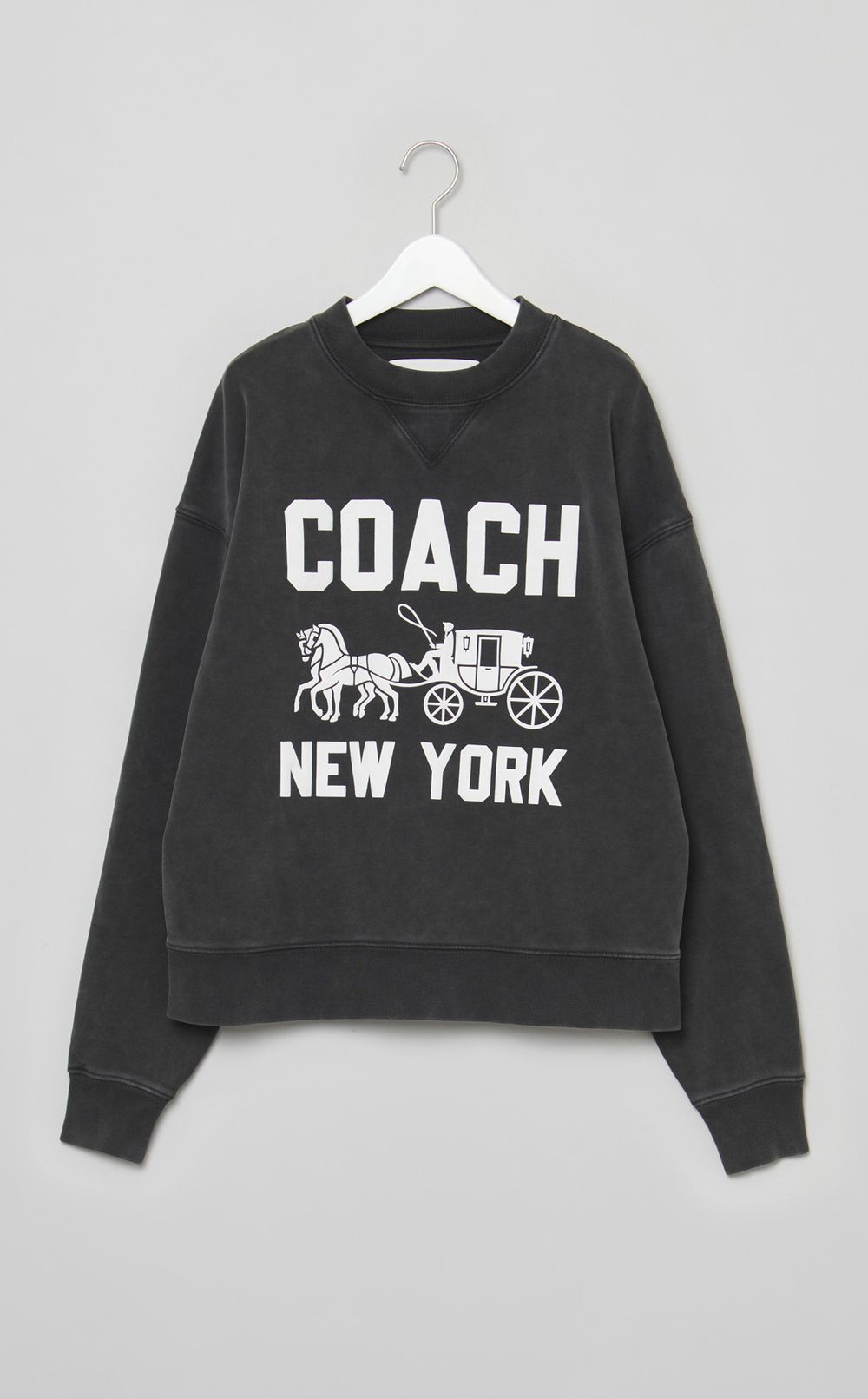 ロゴプリントスウェットプルオーバー