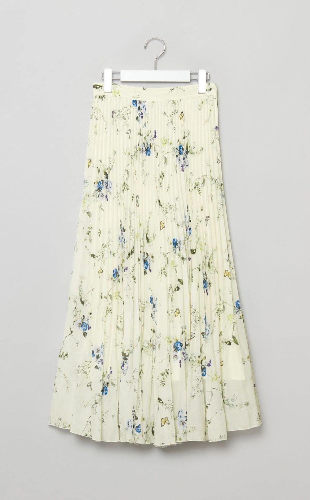 フラワープリントプリーツスカート