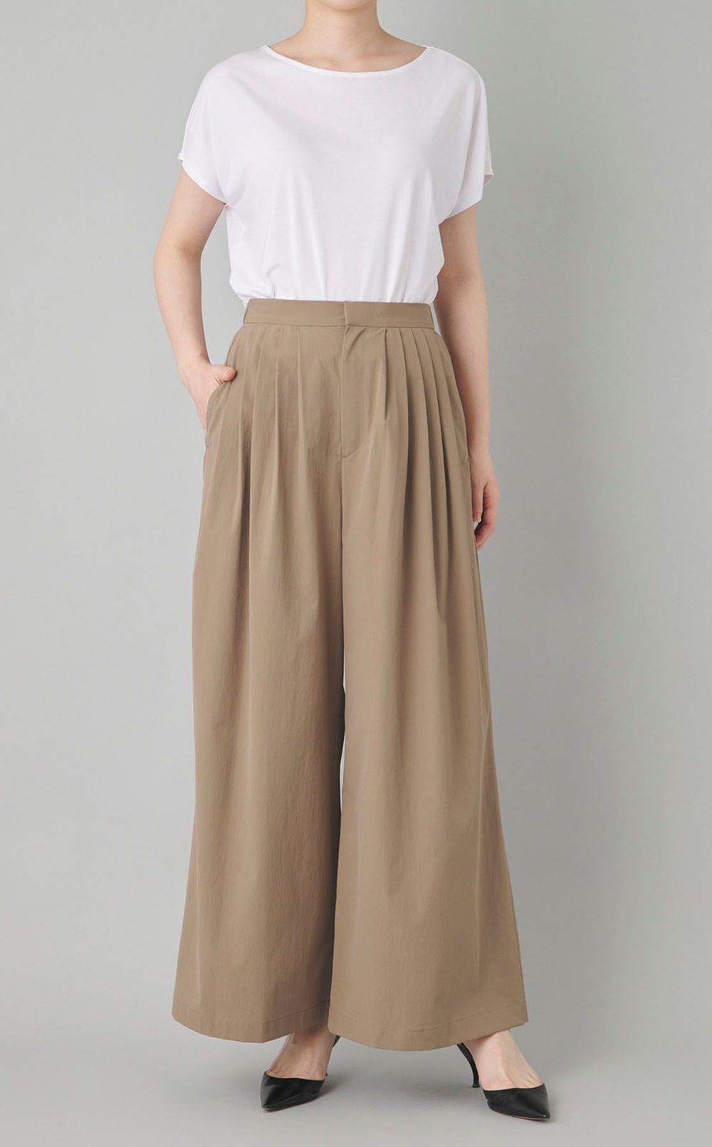 タイプライターワイドパンツ