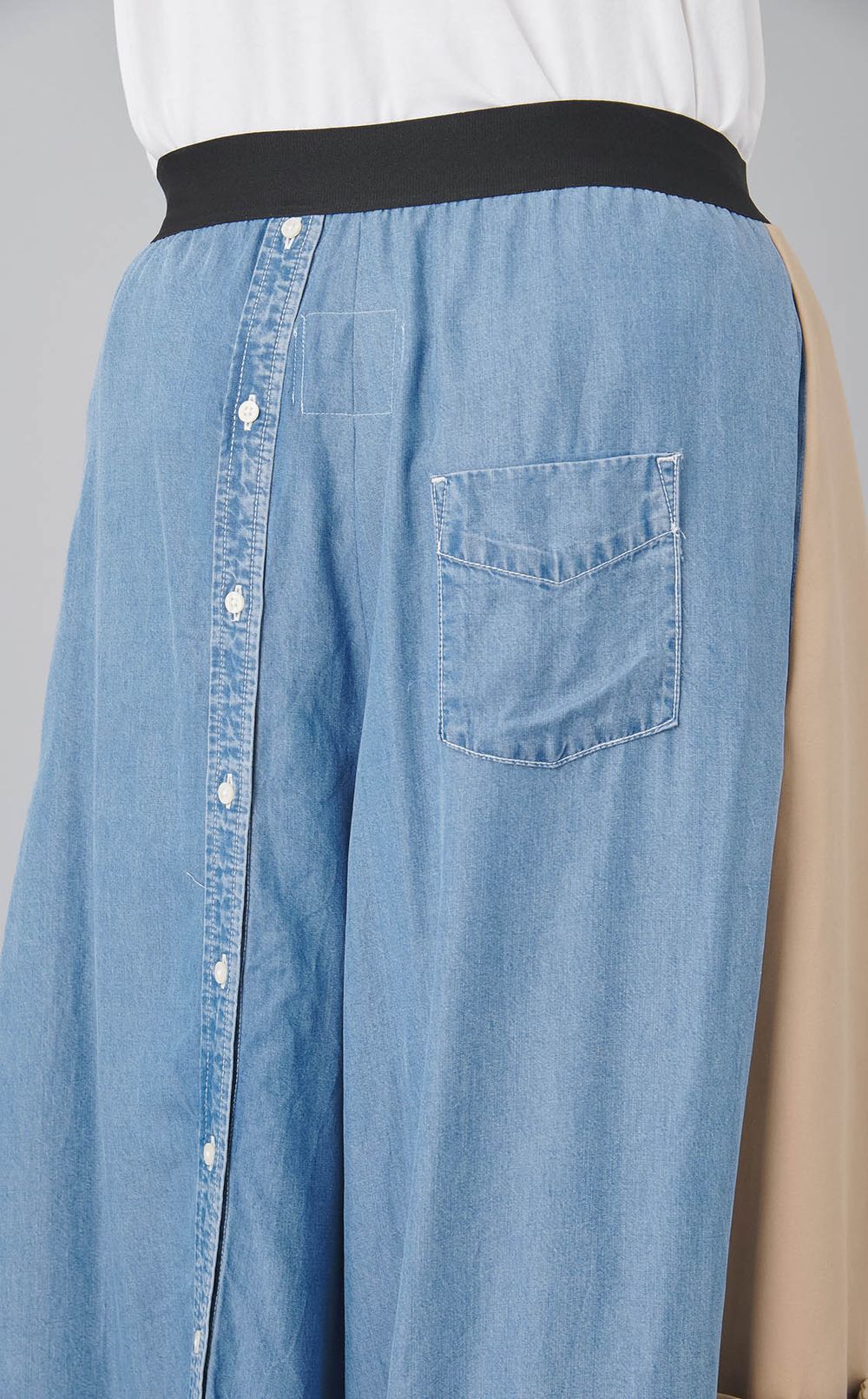 【roop】フューチャーワイドフレアパンツ