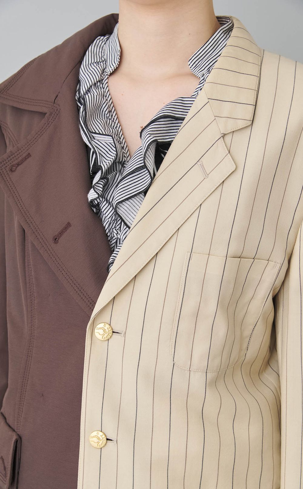 【roop】アシンメトリーコート