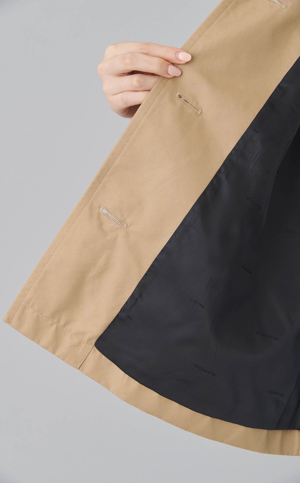 コットンスウィングコート