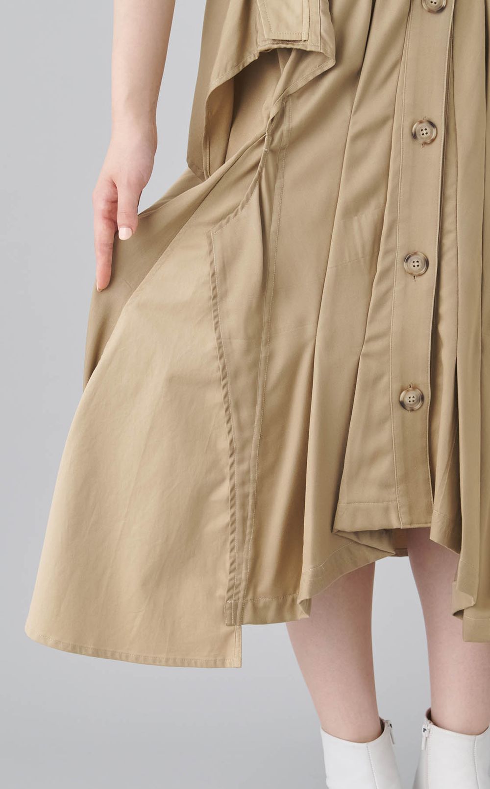 【roop】ロウアートレンチスカート