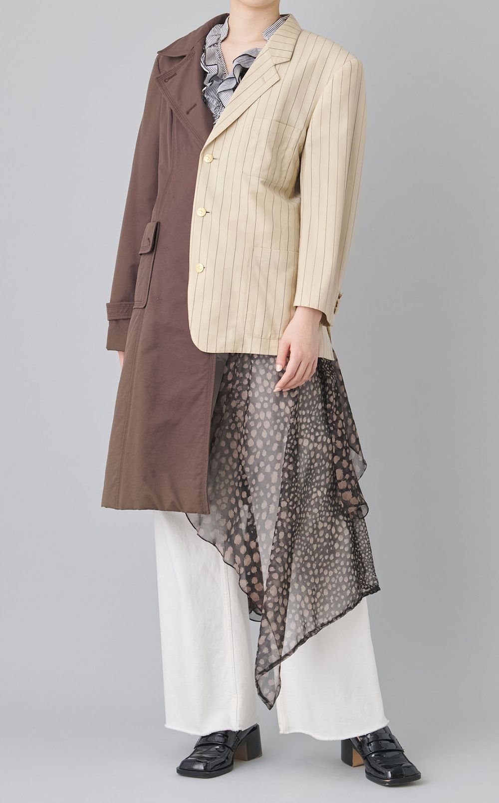 【roop】アシンメトリーコート