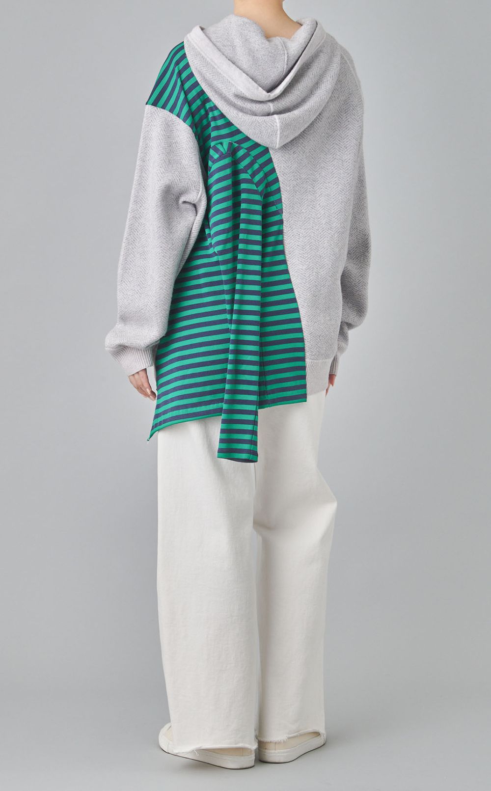 【roop】4スリーブニットパーカー