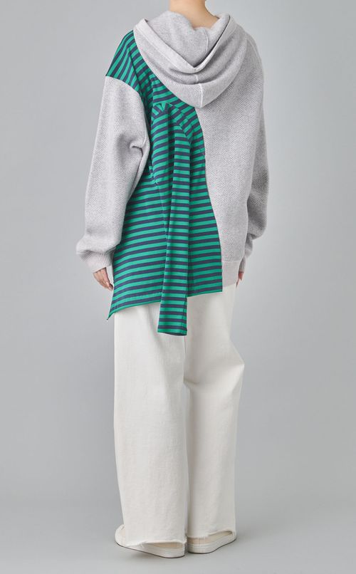 【roop】4スリーブニットパーカー