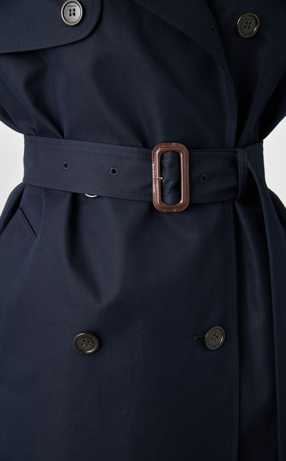 リラックスコットントレンチコート