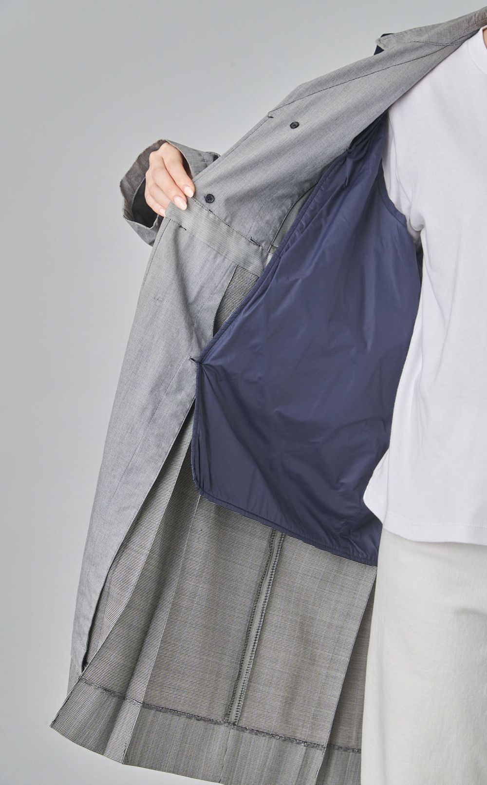 【roop】セーラーカラーコート