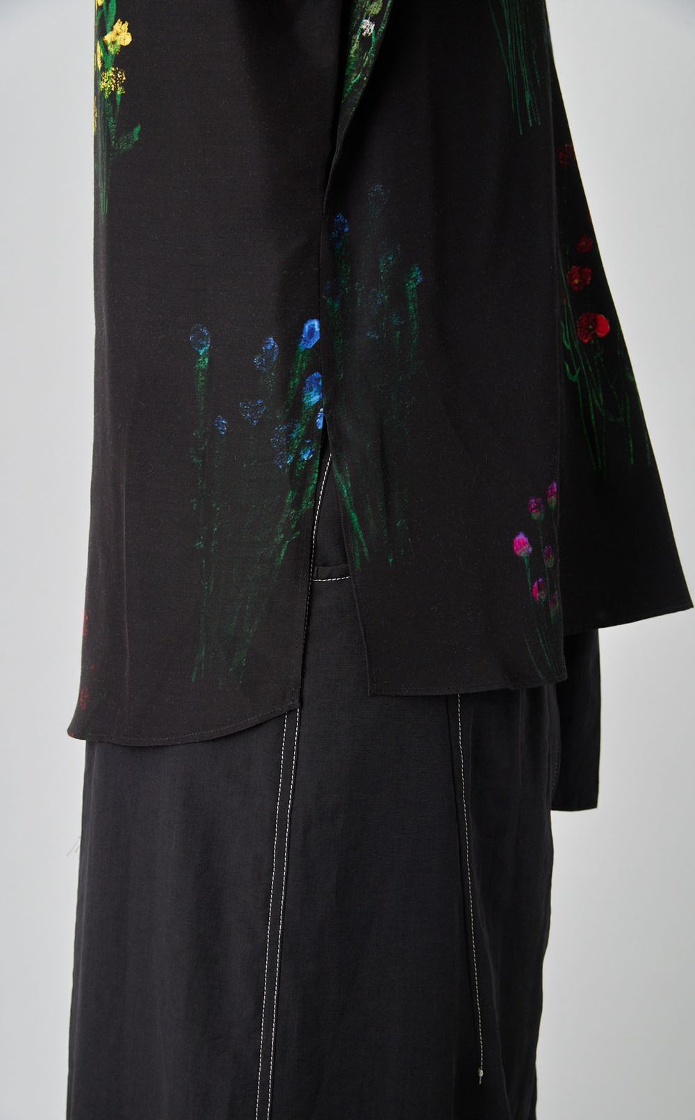 ウエストリボンステッチスカート