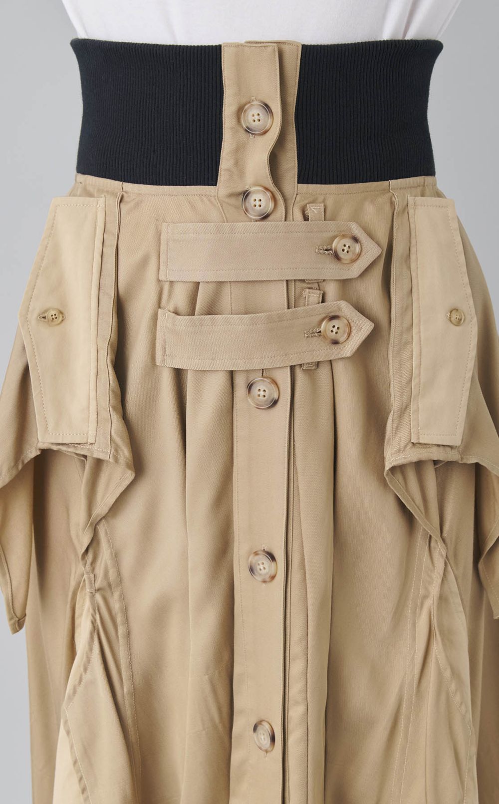 【roop】ロウアートレンチスカート