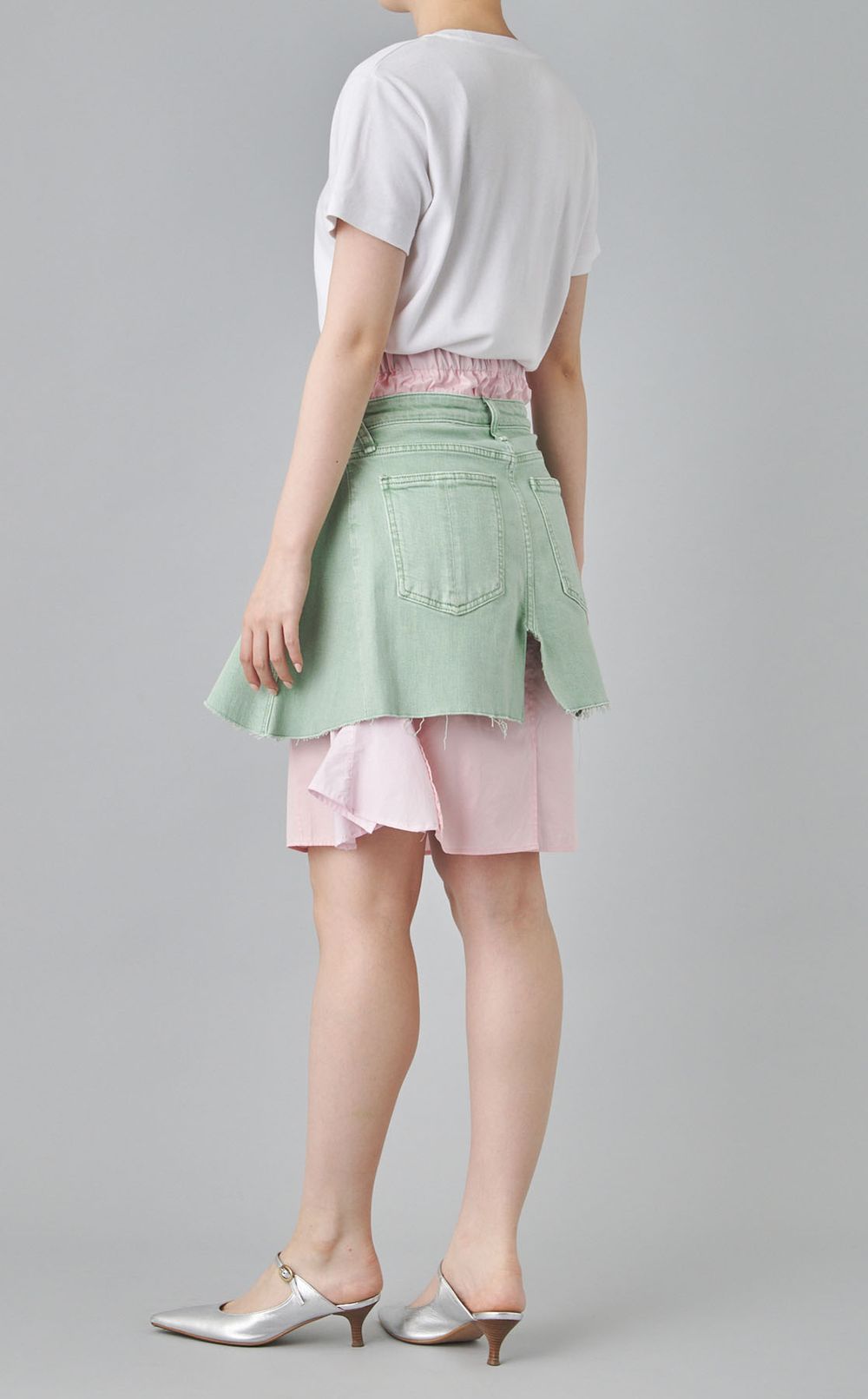 【roop】ロウアーシャツデニムスカート