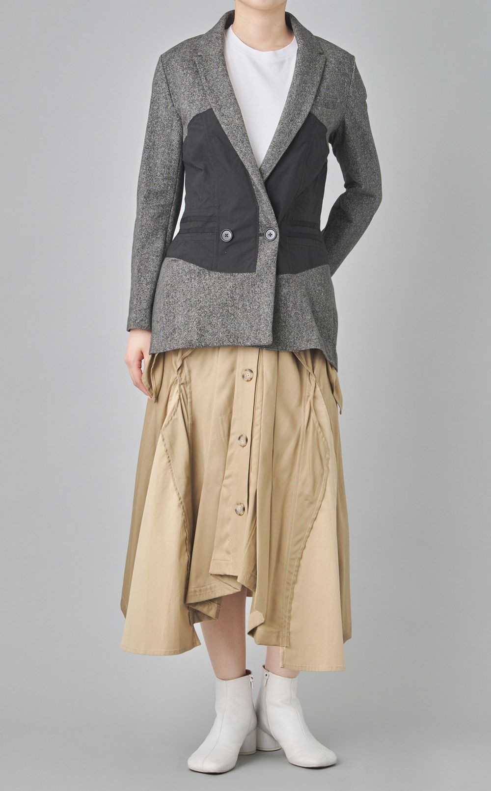 【roop】ロウアートレンチスカート