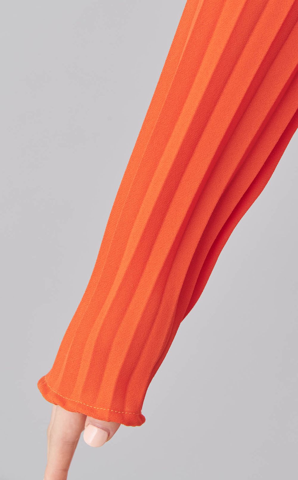 【roop】プリーツスリーブショートトップス