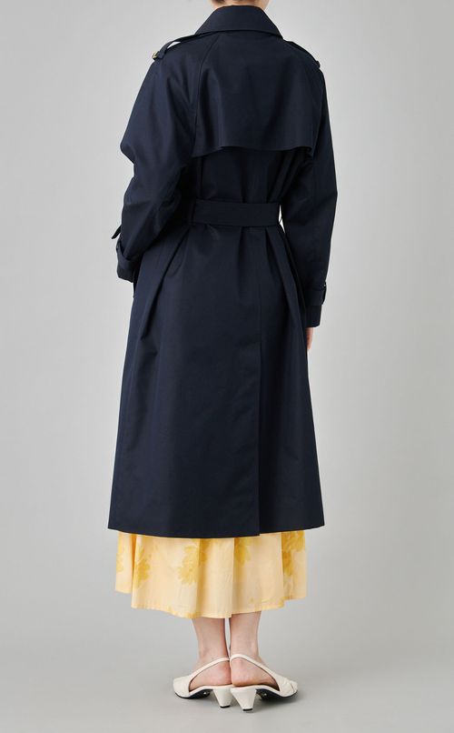 リラックスコットントレンチコート