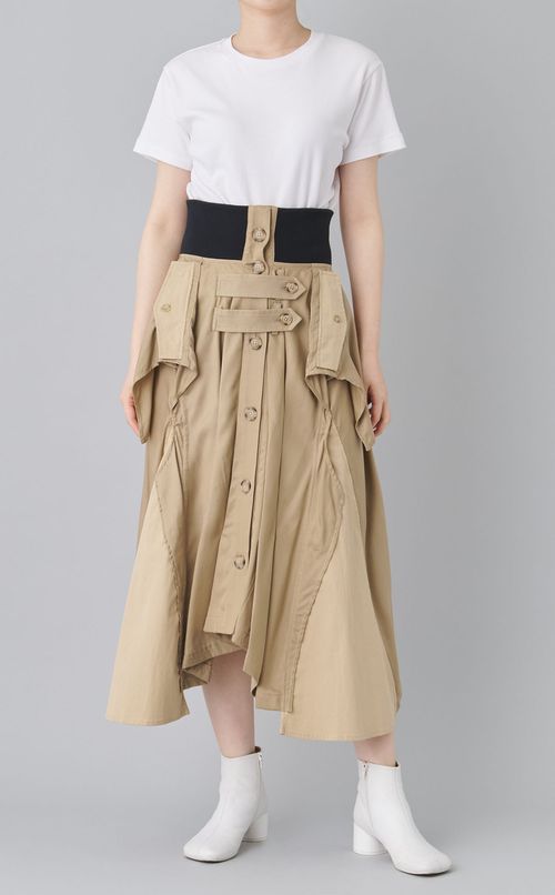 【roop】ロウアートレンチスカート